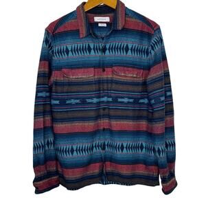 Urban Outfitters Midwestern/Aztec style flannel‎ shirt Men's Large